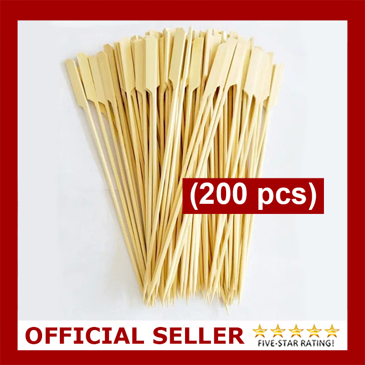 200 PCS Natural Bamboo Sticks Wooden Sticks for India