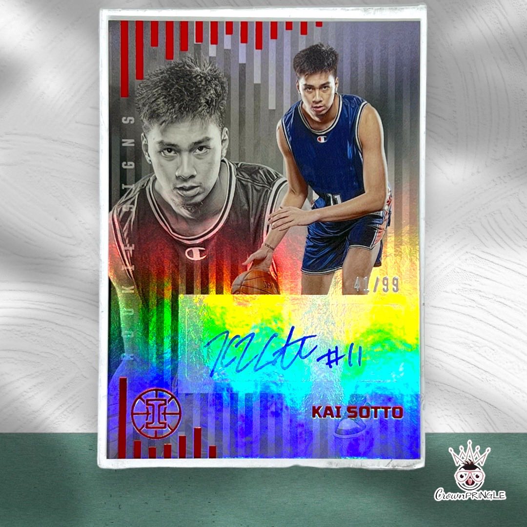 2022 Chronicles Illusions Draft Picks Kai Sotto Red RC Rookie Card