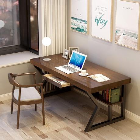 Kruzo Rustico Premium Solid Wood Office Desk Table Lazada Ph