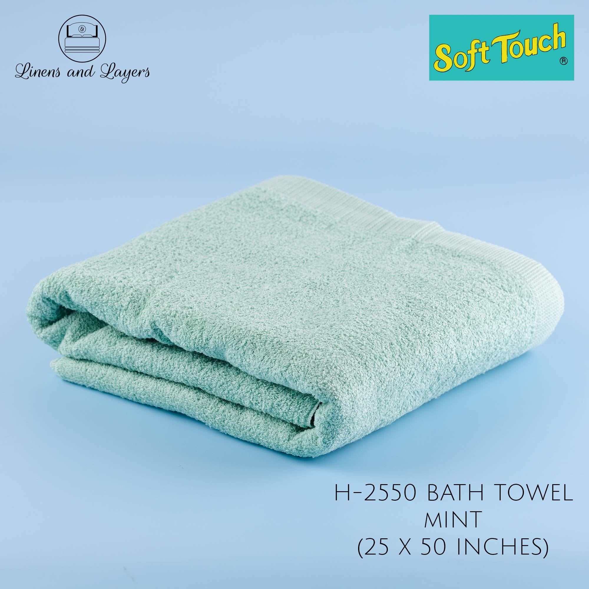 Olympic Face Towel (256 GSM) - T22 Terrycloth - 11x11.5 inches