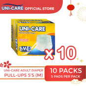 Uni-Care Adult Pull-Ups Medium 5's Pack of 10