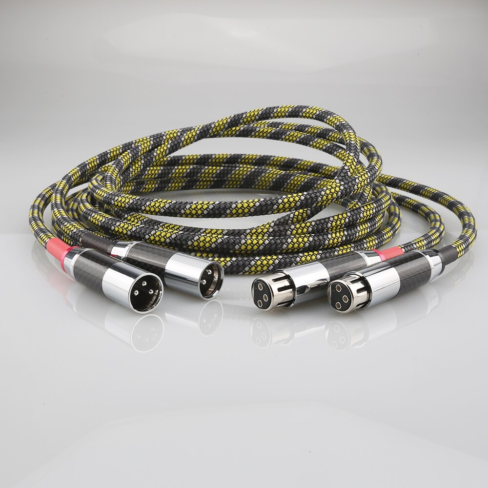 Audiocrast A10 Silver Plated Balanced XLR Audio Interconnect Cables XLR