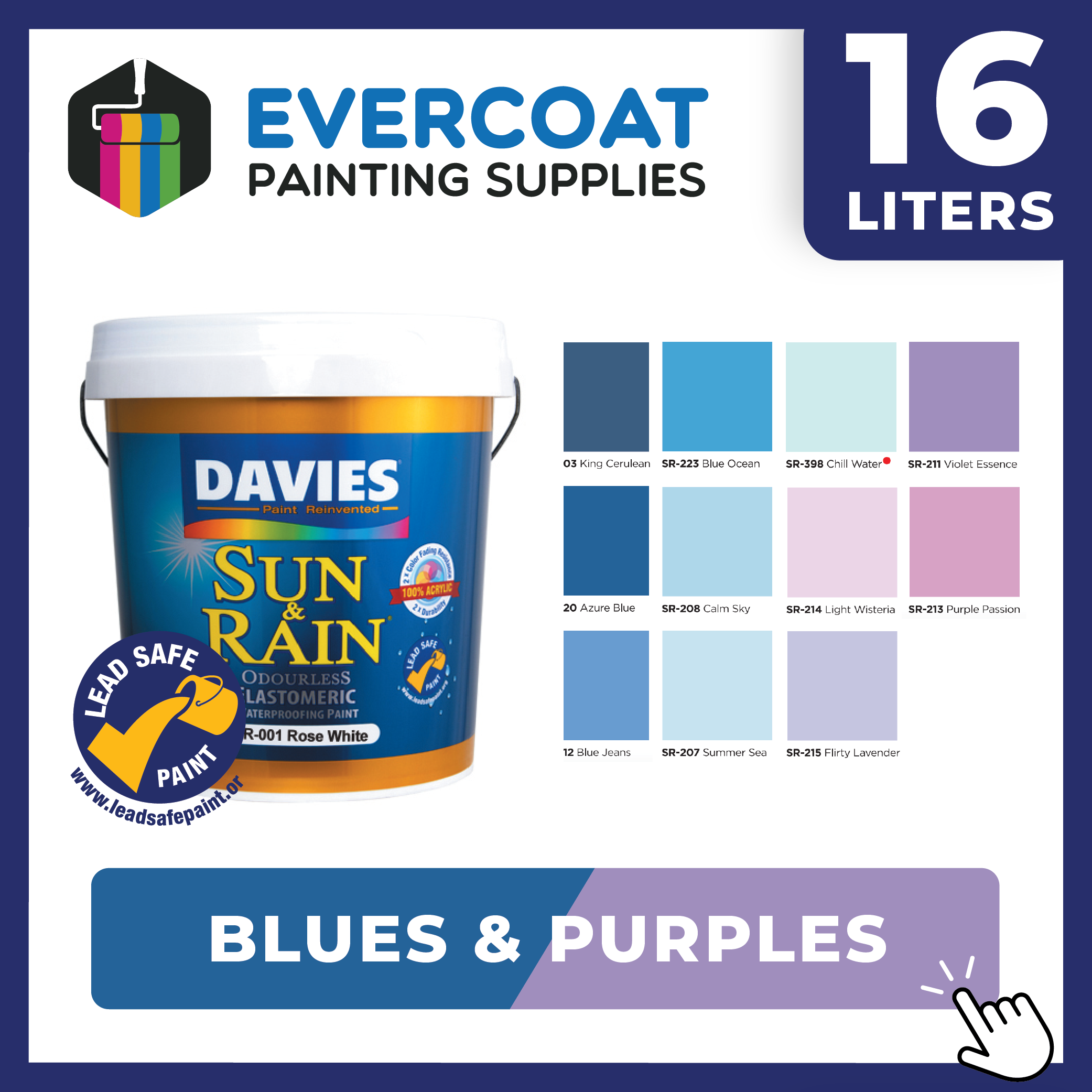 Buy Davies Paint Blue online | Lazada 
