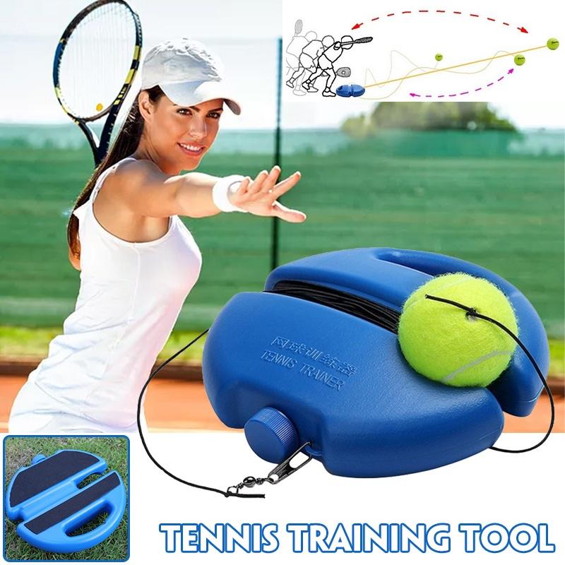 Solo Tennis Trainer Practice Self-Study Rebound Ball Single Training Aids Tool 