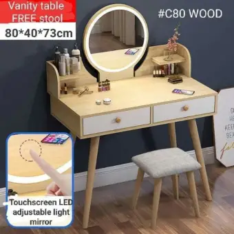 cheap vanity table with lights