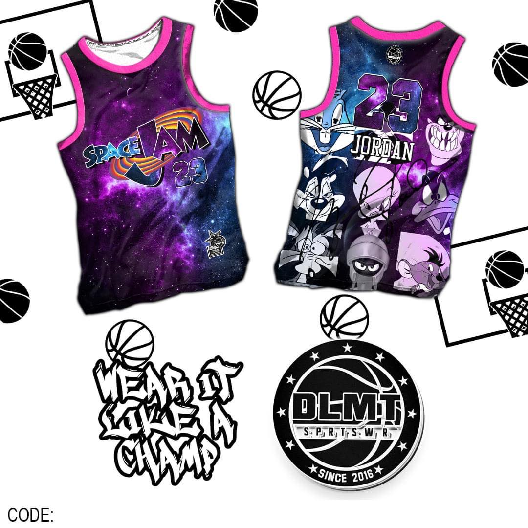 space jam jersey sublimation