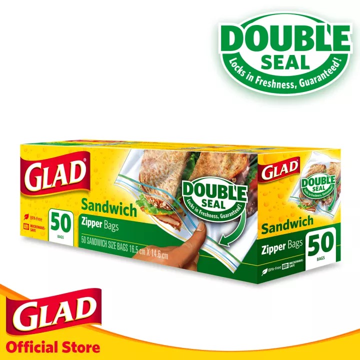 Glad® Sandwich Bags 180 ct Fold Top - Glad Philippines