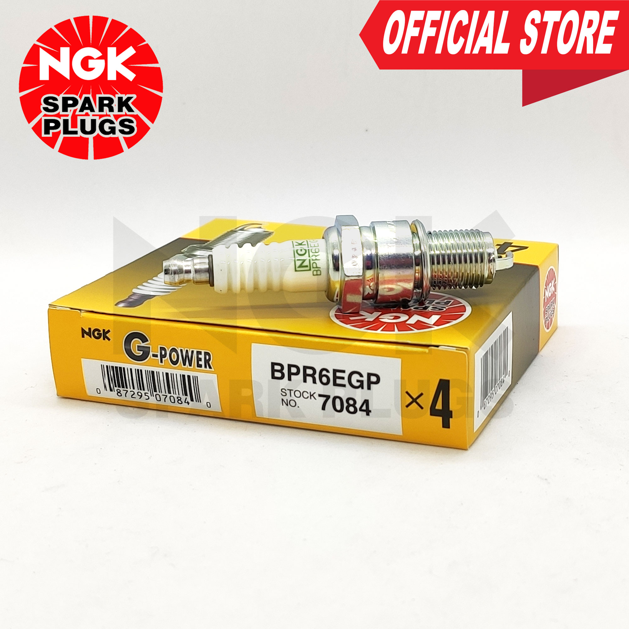 NGK BPR6EGP G-Power Spark Plug Set of 4 | Lazada PH