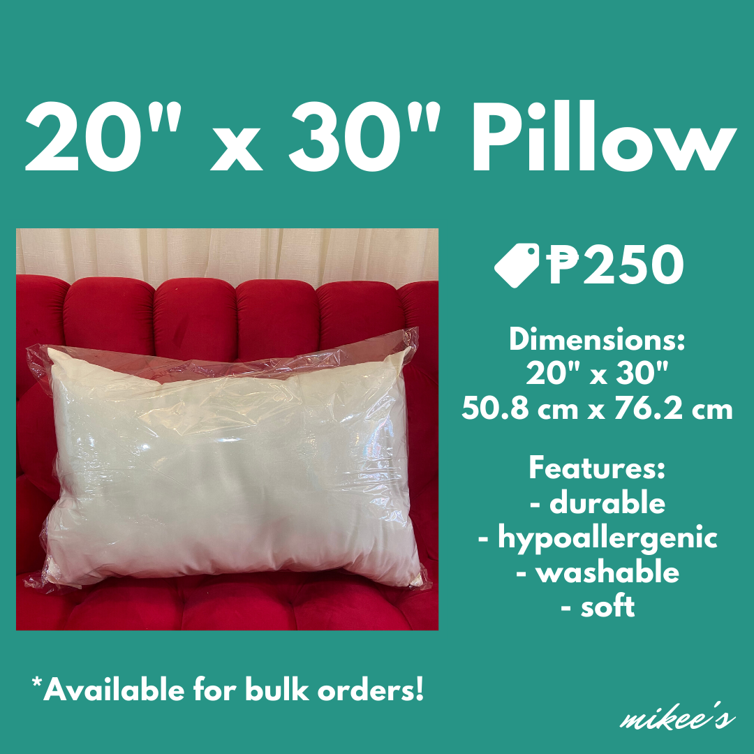 20 by 30 pillow