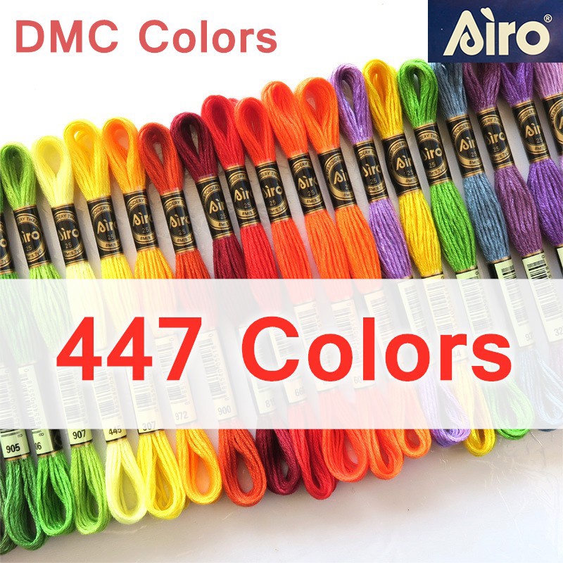 Embroidery Floss AIRO Embroidery Threads Cross Stitch in skeins (T03
