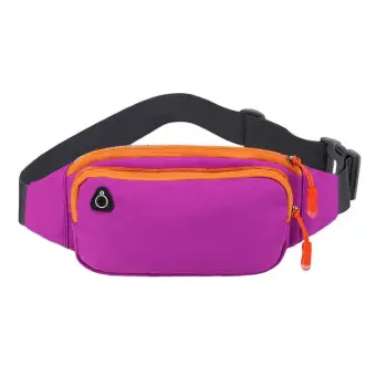 purple bum bag