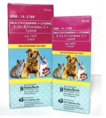 LC VIT Multivitamins for Dogs Syrup 120ml