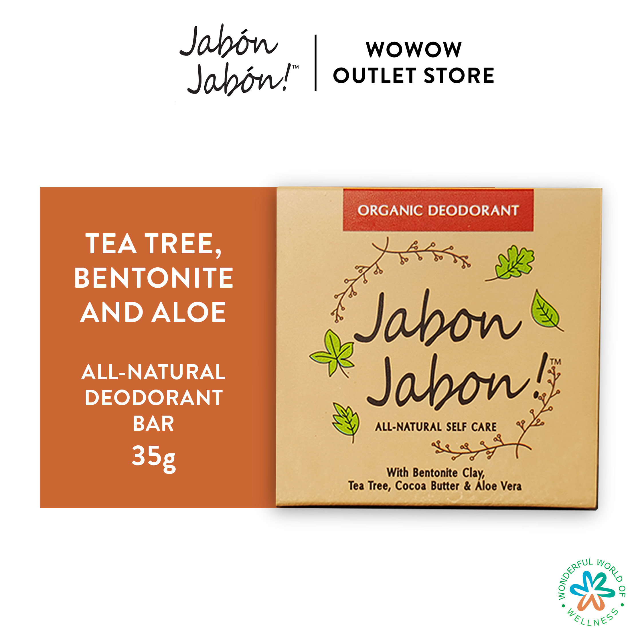 Jabon Jabon Organic Deodorant Bar 35g | Lazada PH