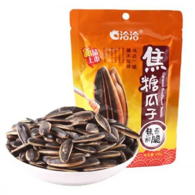 [China No.1] Qia Qia Caramel Sunflower Seeds 108g (Export Quality)