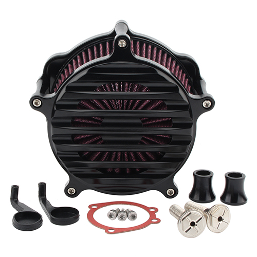 For Harley Sportster Air Filter Black Air Cleaner Intake Kit XL883