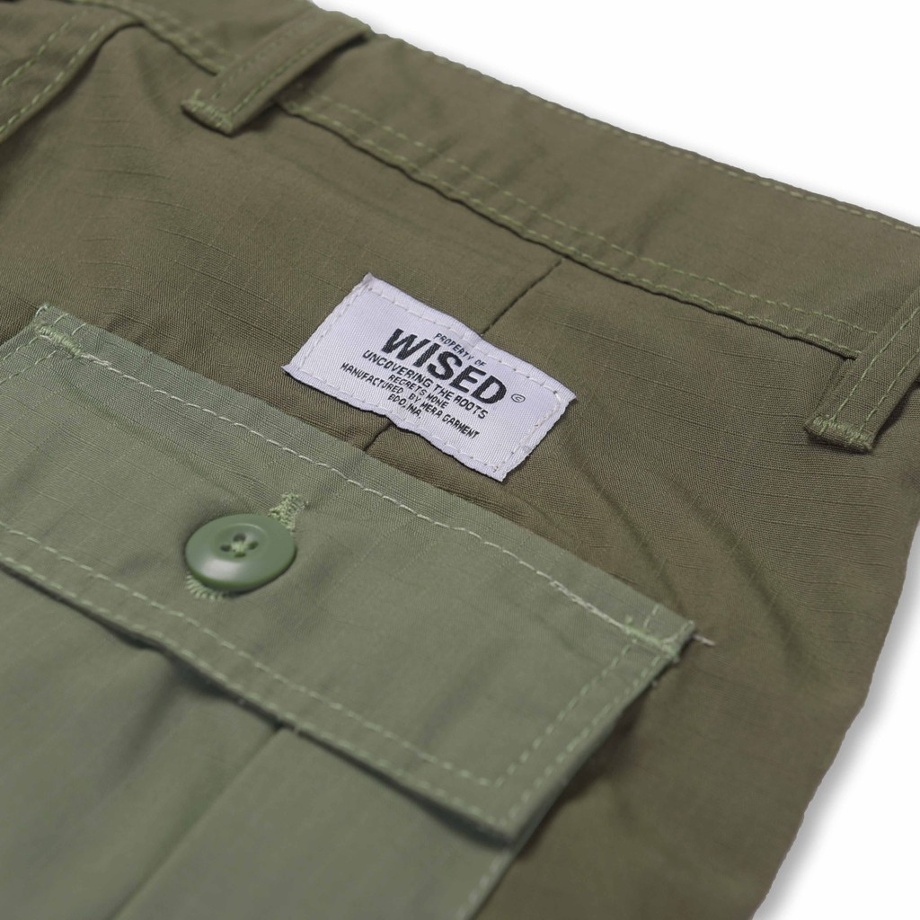 Olive Ripstop Cotton Long Cargo Pants Size 28-38 for Men