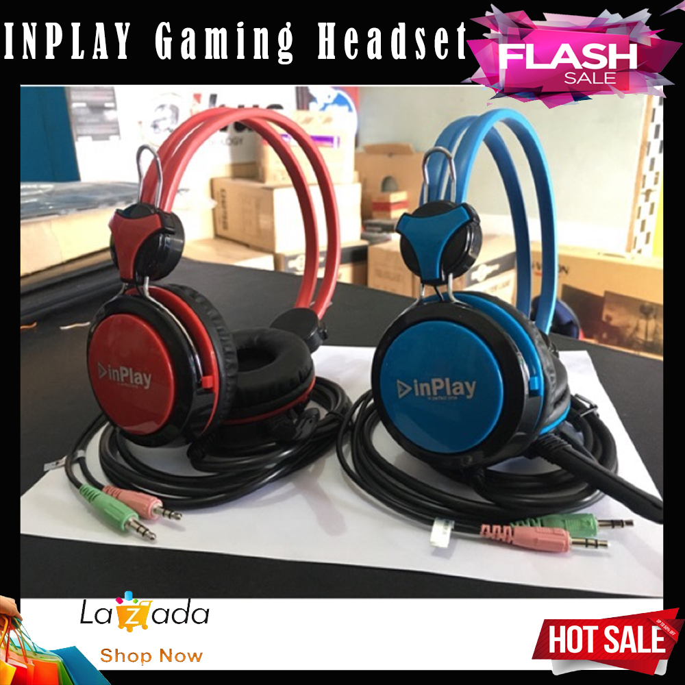 INPLAY H2 RGB Headset with Mic / Heavy Duty Headset for Computer Shop