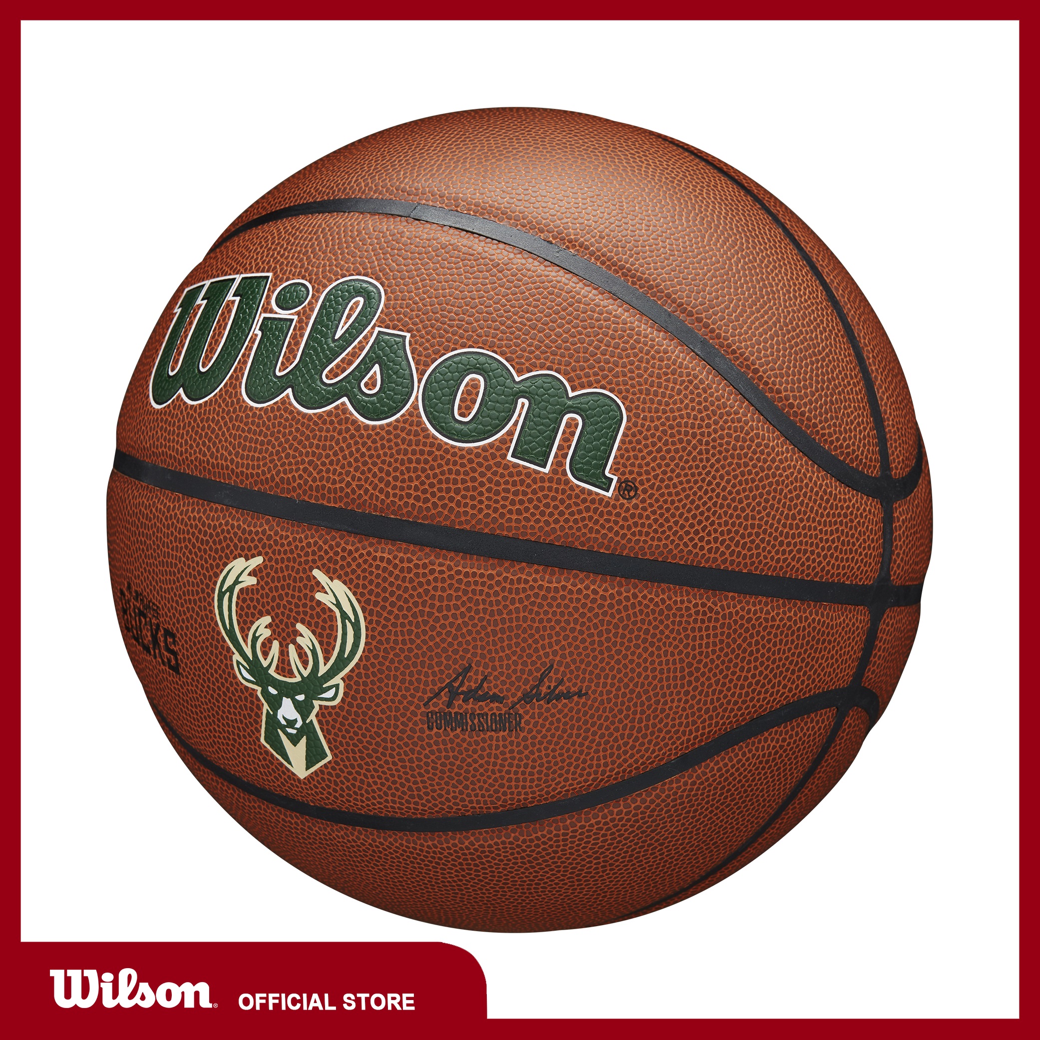 WILSON NBA Team Alliance Milwaukee Bucks Basketball