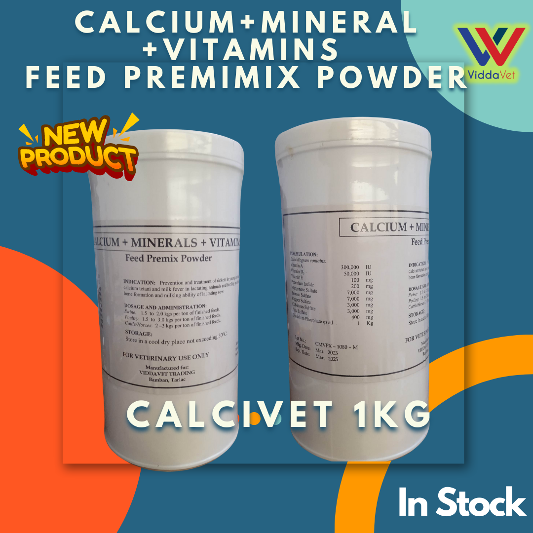 1 kg CAlcivet feed premix powder Calcium+Mineral+vitamins for pigs