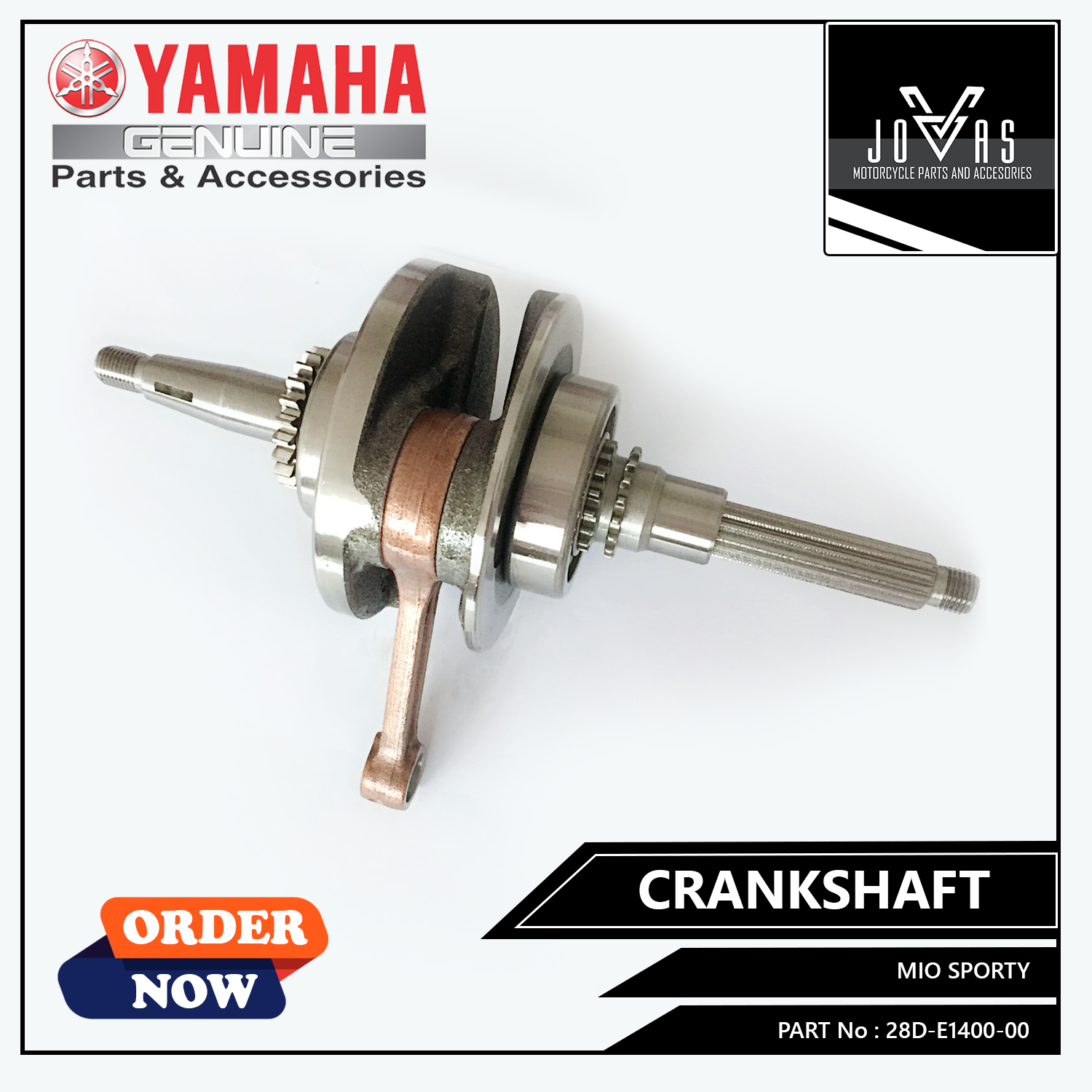 YAMAHA GENUINE PARTS CRANKSHAFT PART No 28DE140000 MIO SPORTY