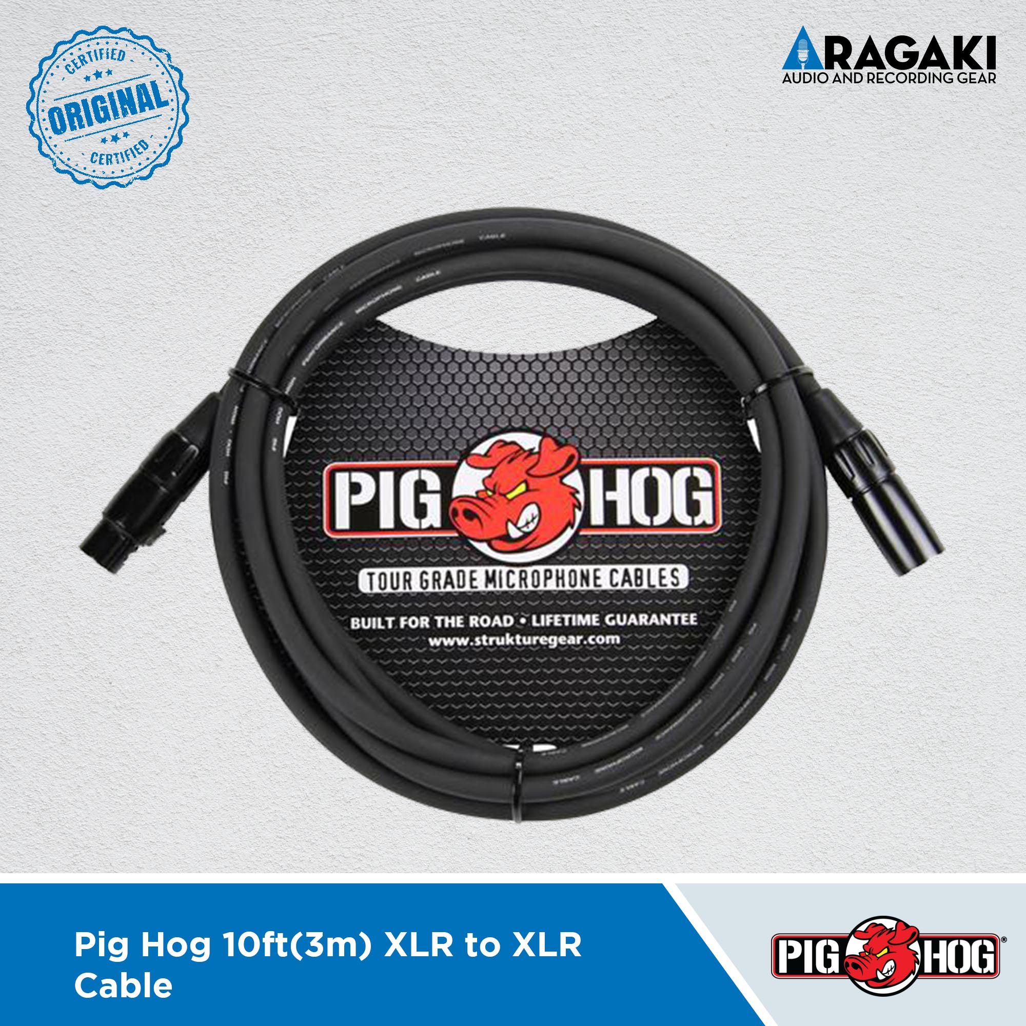 Confezione Da 5 6 Pollici Pig-Hog XLR (3 Pin) Jack Da Donna A - Foto 3