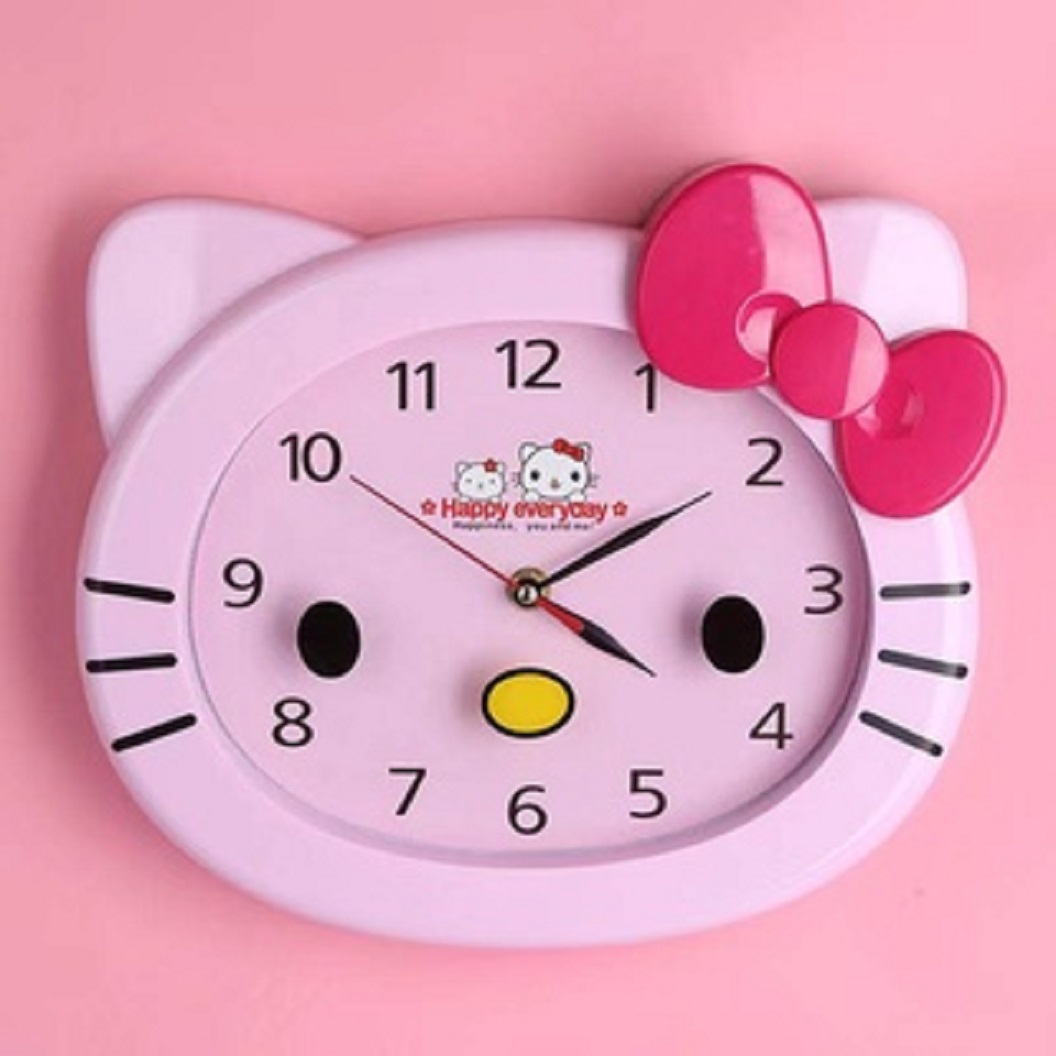 Fashionable Hello Kitty Wall Clock Lazada PH