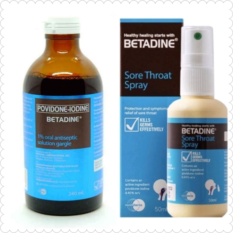 BETADINE Oral Gargle / Sore Throat Spray * SOLD PER PIECE * Lazada PH