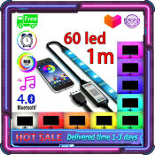 Waterproof RGB LED Light Strip with Music Sync, USB Powered OEM