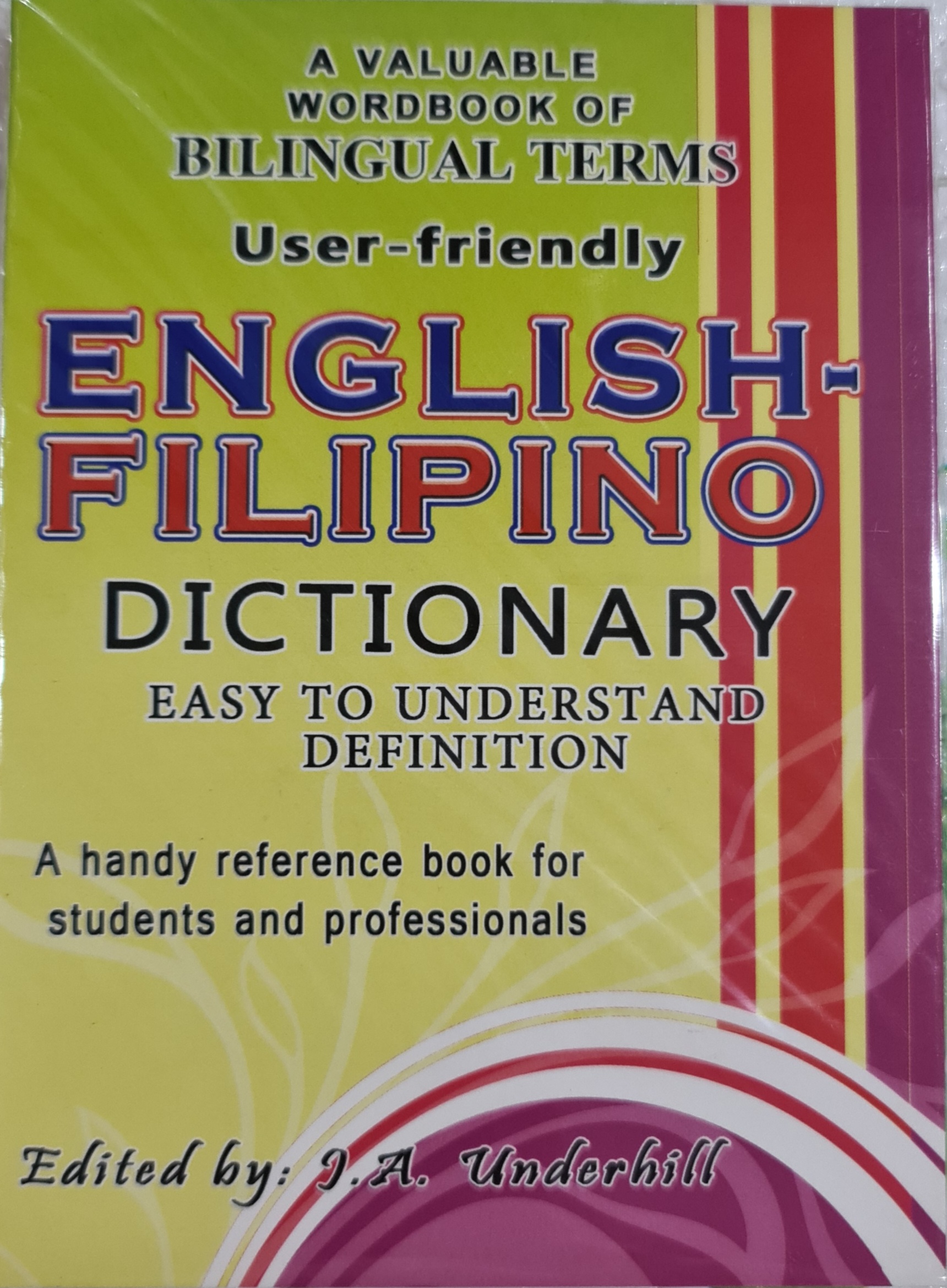Bilingual Terms English Filipino Dictionary By Underhill Lazada PH