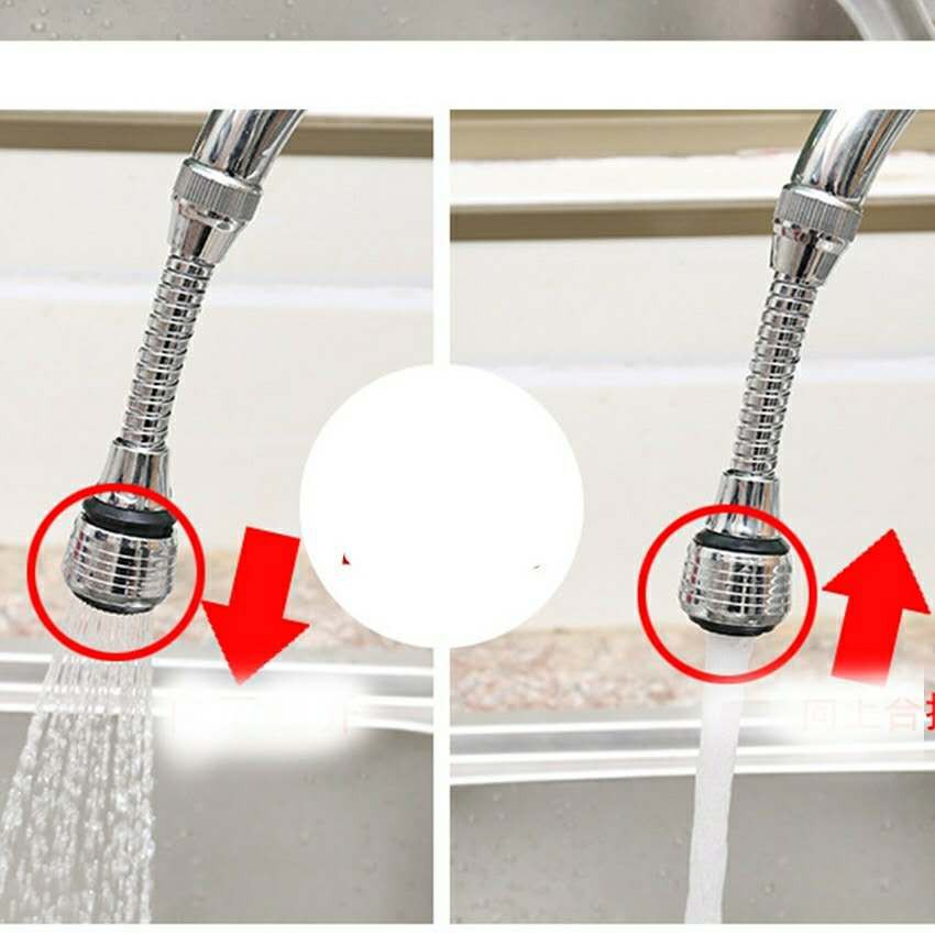 Water Saving Tap Aerator 360° Faucet Swivel End Diffuser Adapter