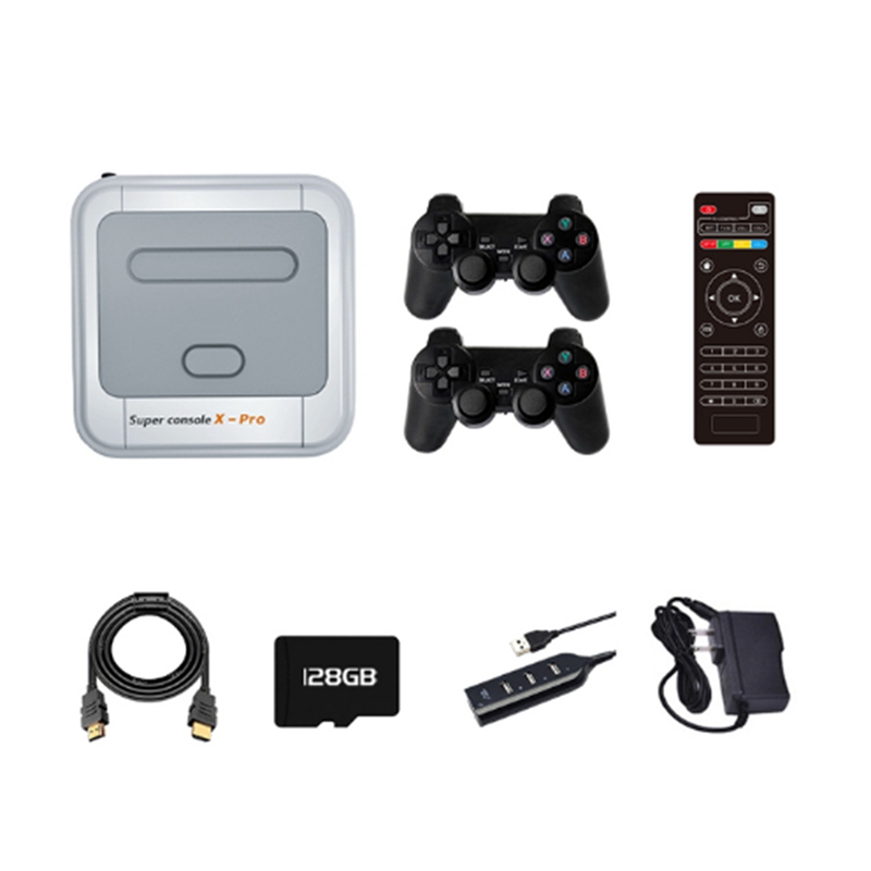Super Console X Pro 4K HD TV Video Game Consoles for PS1/PSP Games with