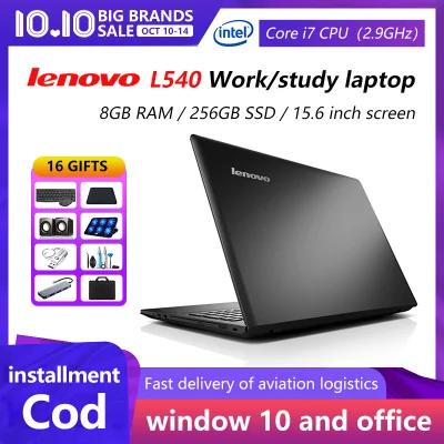 【laptop for sale brand new lowest price+10 gifts】laptop for sale brand new I L440/L540 I Fourth generation processor I Core i3 / i5 / i7 I 8GB Memory I 256GB SSD I HD Camera + built-in digital small disk I Suitable for online education + work + Design