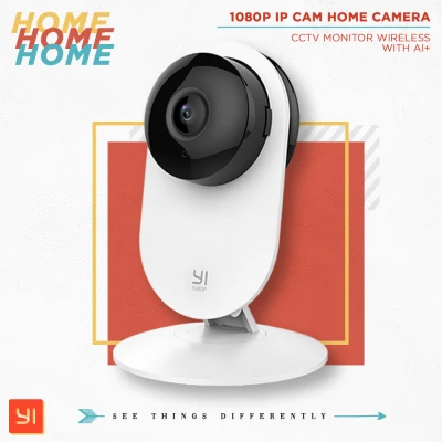 YI 1080p IP Cam Home Camera Human Detection Function CCTV Monitor 2-Way Audio Night Version Baby Crying Detection Wireless IP Security Surveillance System YI Cloud Available Y20GA