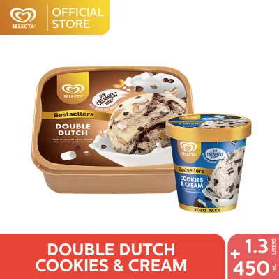 Selecta Double Dutch 1.3L + Cookies and Cream 450mL
