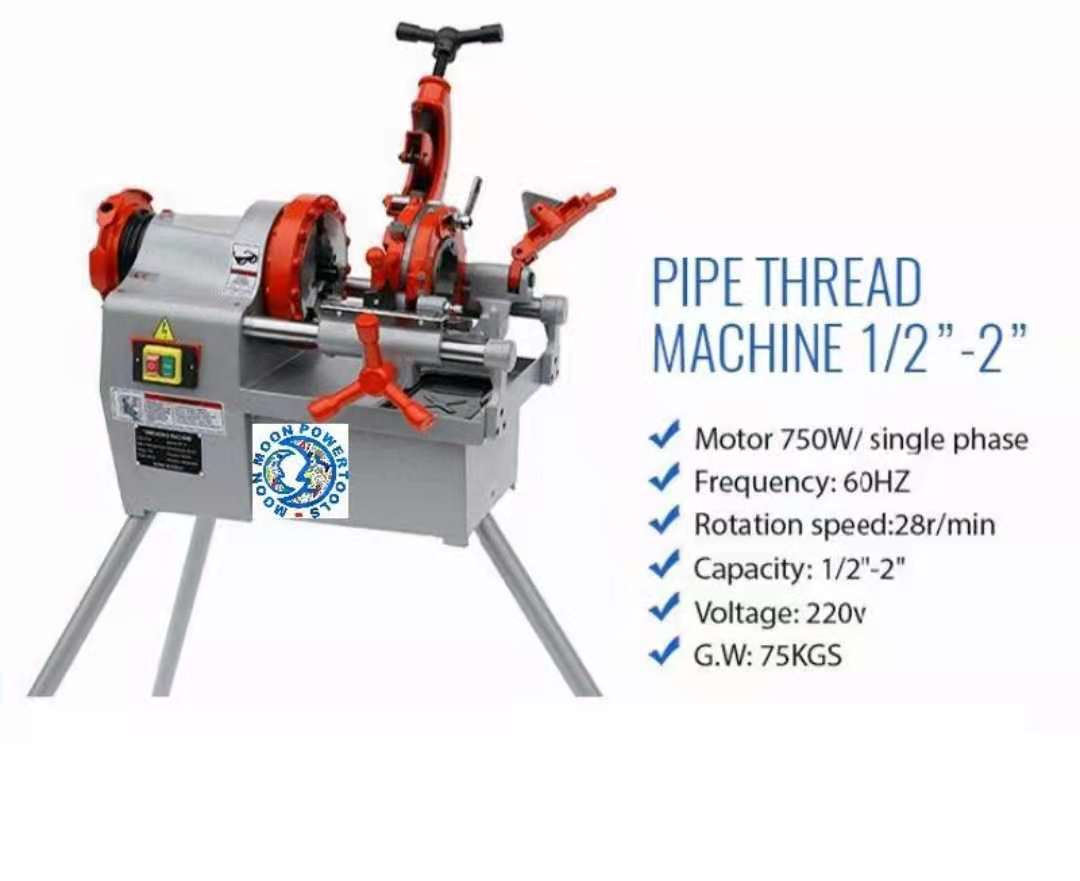 FUJIMA JAPAN ELECTRIC THREADING MACHINE 1/2''-2'' REX TYPE OR RIDGID ...