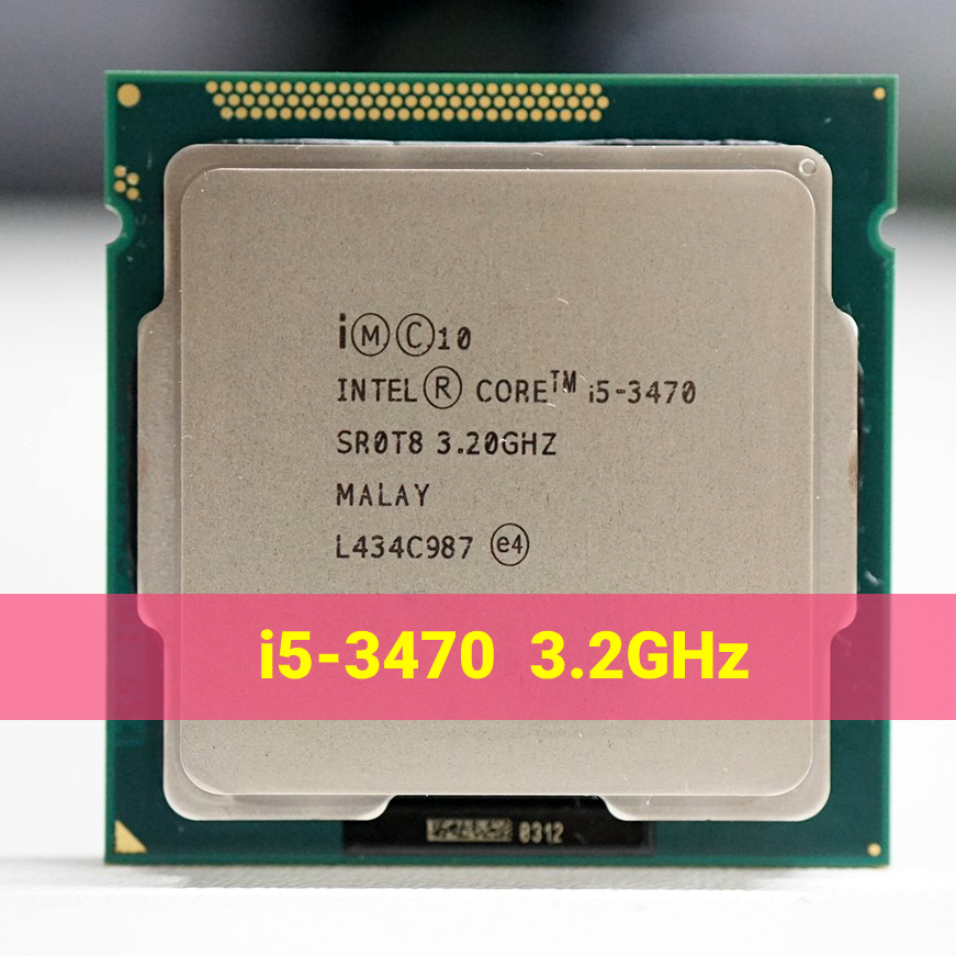 Intel Core i5-3470 i5 3470 3.2 GHz 6M Core-Quad Desktop 3rd gen Processor  CPU LGA 1155 Socket