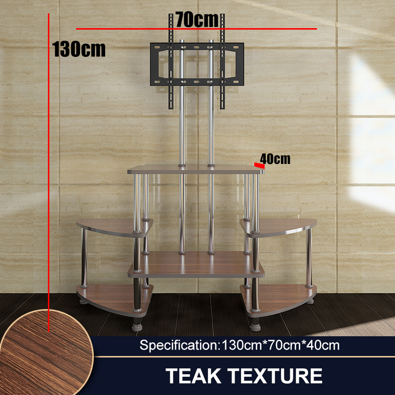 TV Table with TV Rack Combination Adjustable Wooden Modern Classic Simple Multi