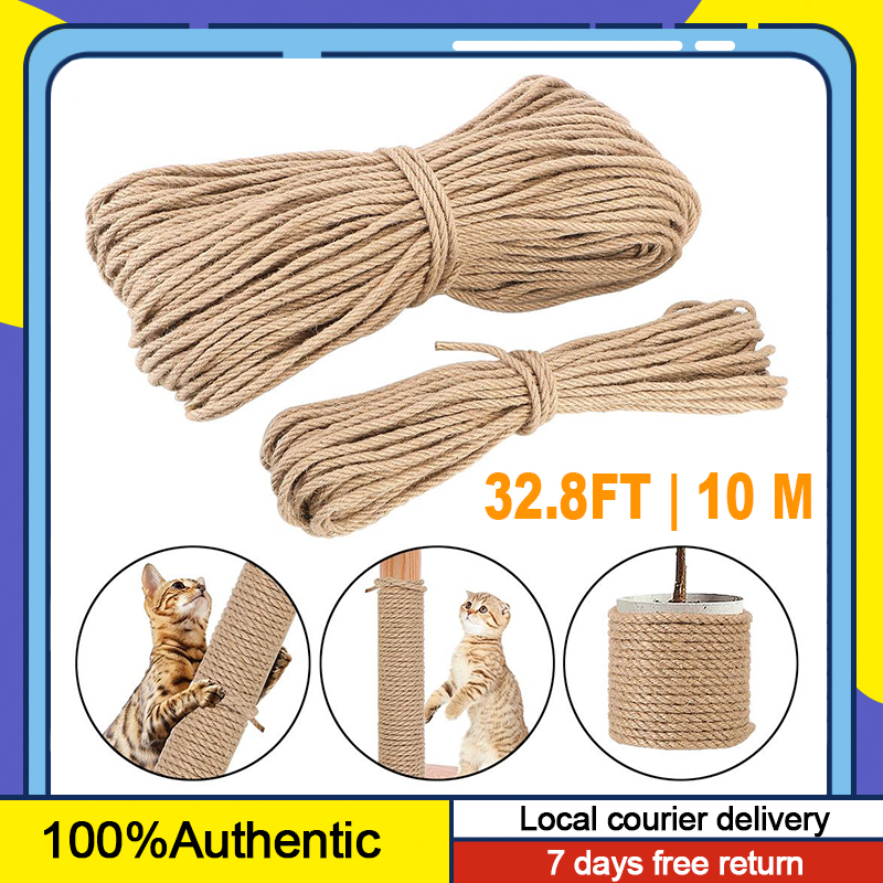DIY Cat Scratcher Rope Twisted Sisal Rope Replacement Cat Tree