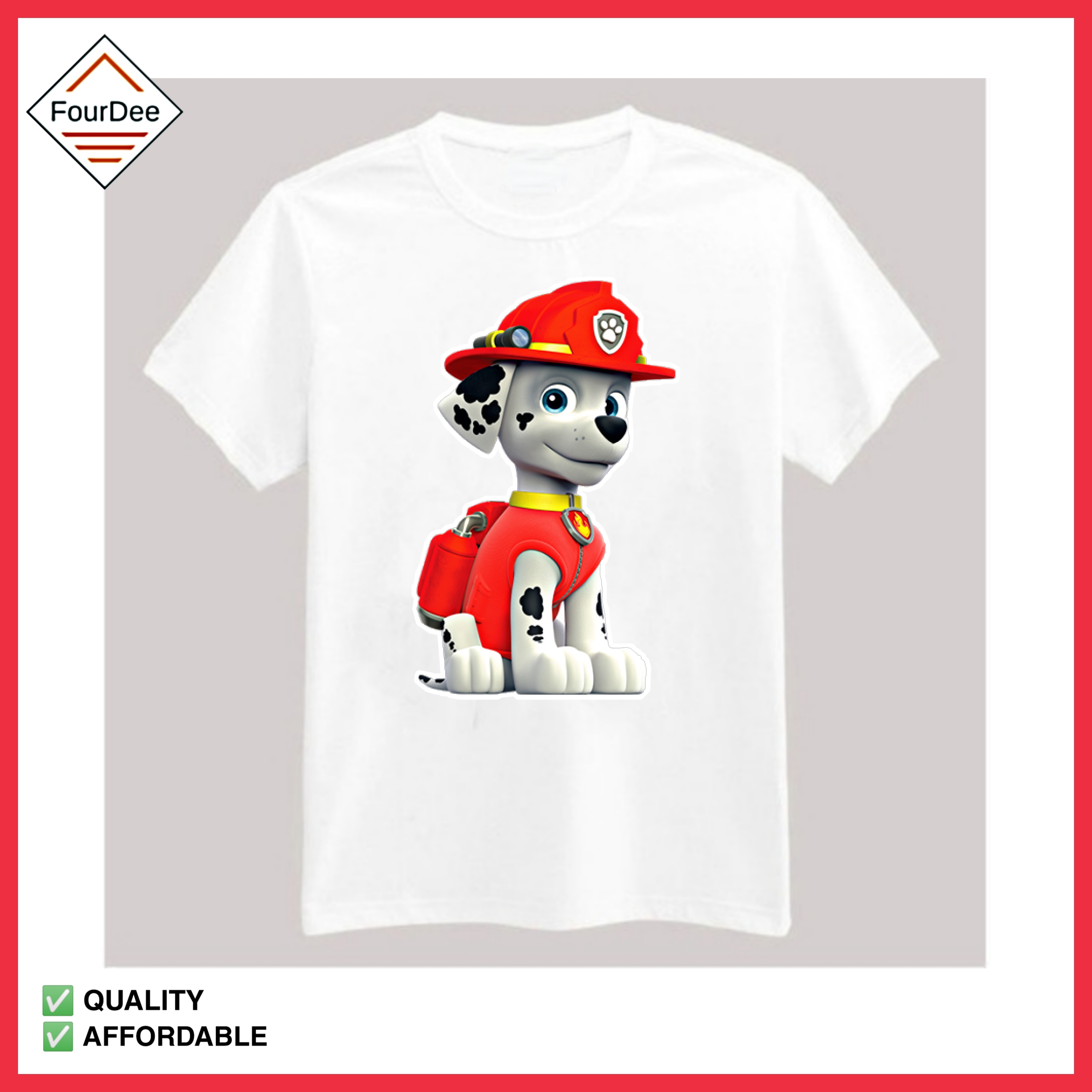 Paw Patrol Marshall Tshirt for Teens 