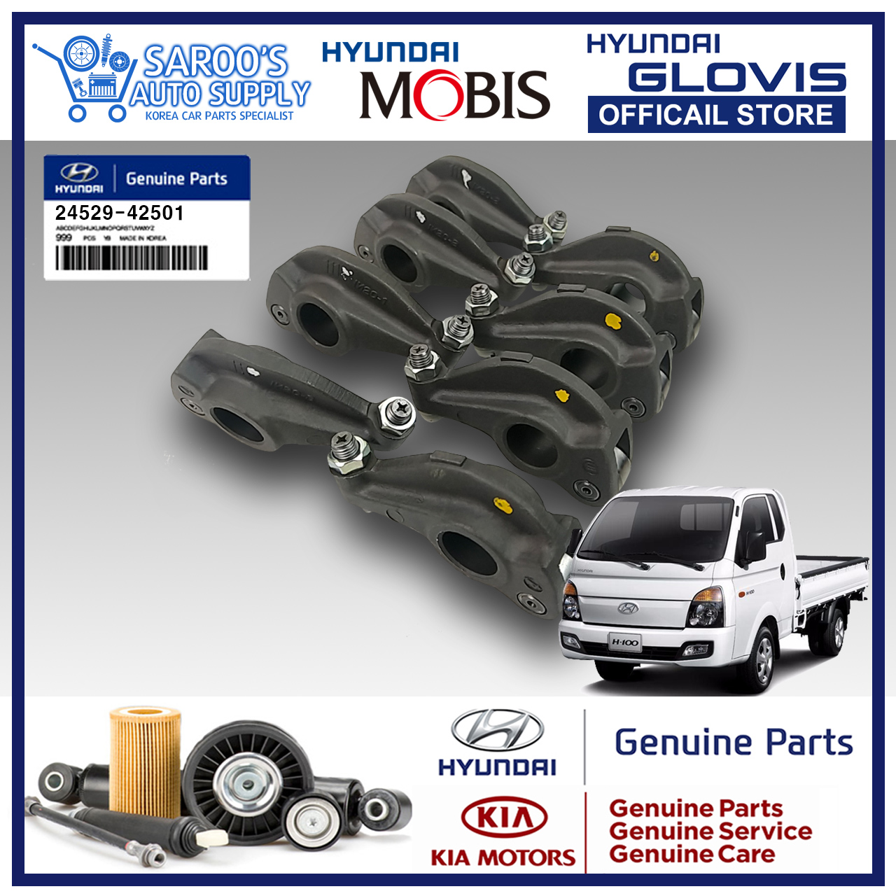 [Genuine] Rocker Arm Set For Hyundai H100, Porter2 ,TCI , Original