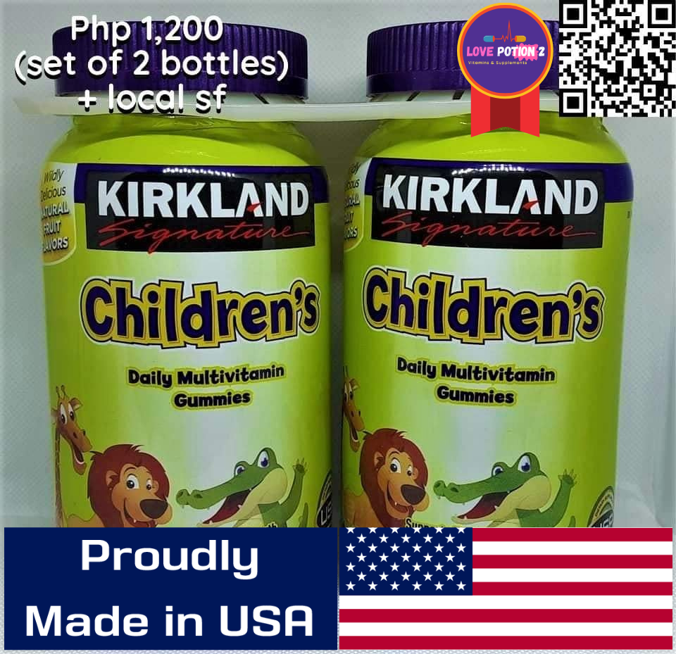 Kirkland Signature Children's Daily Multivitamin Gummies (set of 2