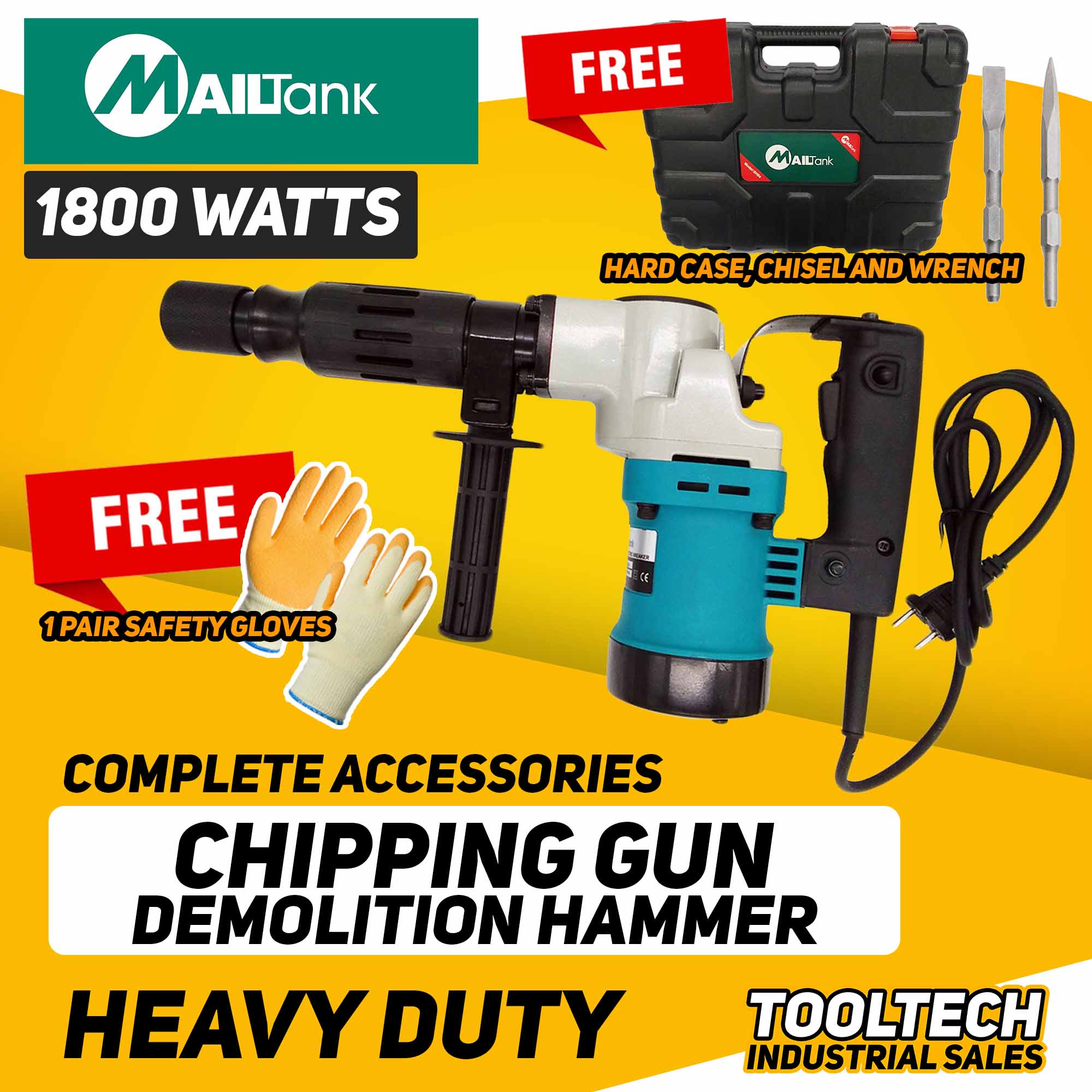 MAILTANK SH94 Chipping Gun/Demolition Breaker or MAILTANK SH58