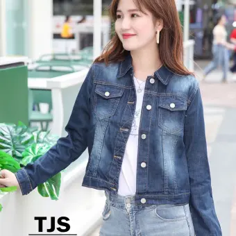 cropped denim jacket