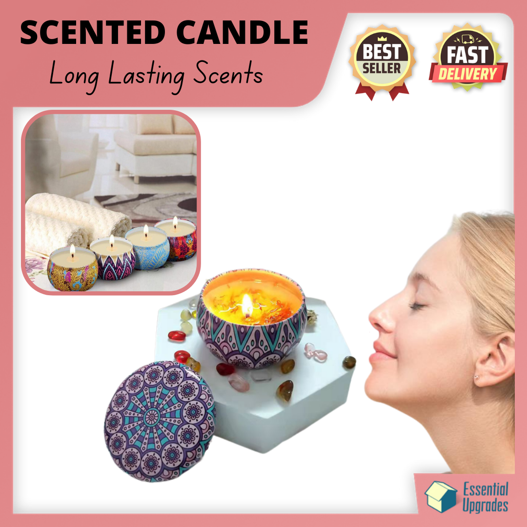 Relaxing Scented Candle Assorted Scent, Long Lasting at Sobrang Bango