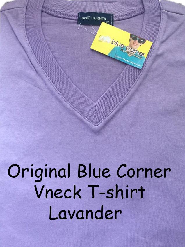 blue corner v neck shirt colors