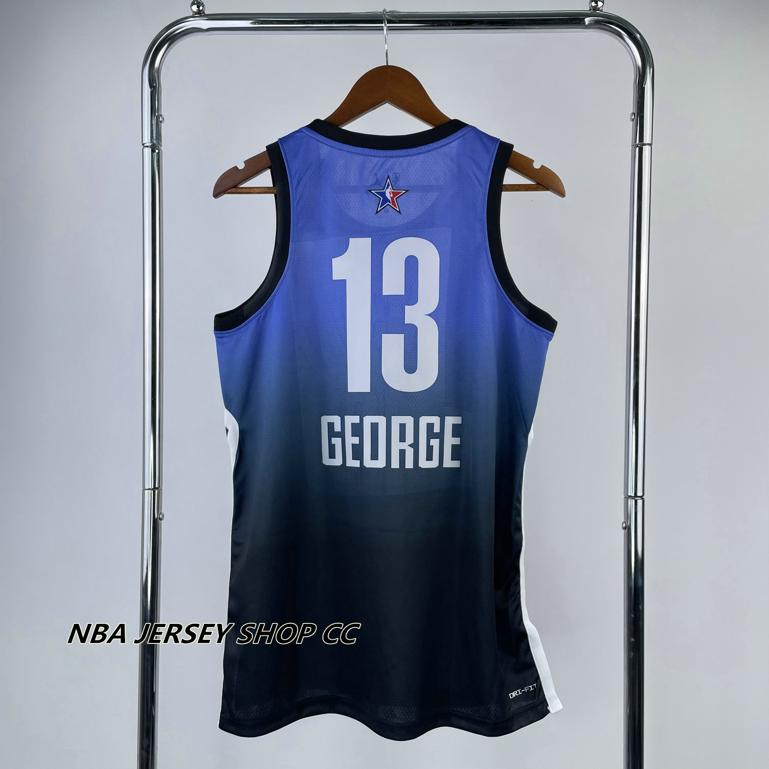 Swingman Men's Paul George Camo Jersey - #13 Basketball Los