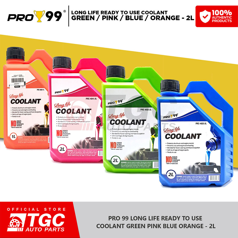 Pro 99 READY TO USE LONG LIFE COOLANT GREEN 1L/2L COOLANT BLUE 1L/2L ...