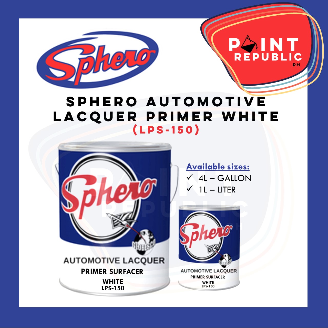 SPHERO Automotive Lacquer Series Lacquer White / Primer Surfacer White