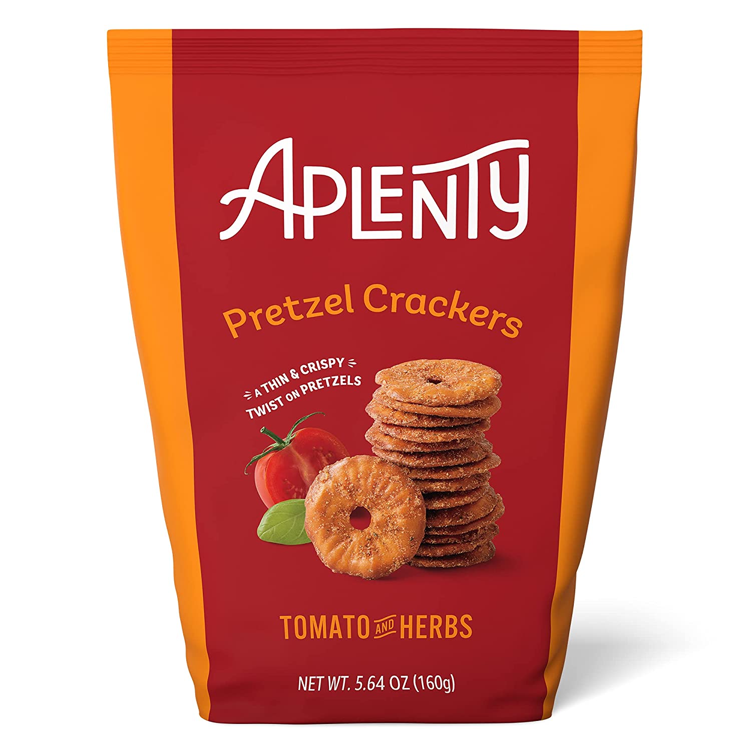 Aplenty, Tomato and Herbs Pretzel Crackers, 5.64 oz Lazada PH