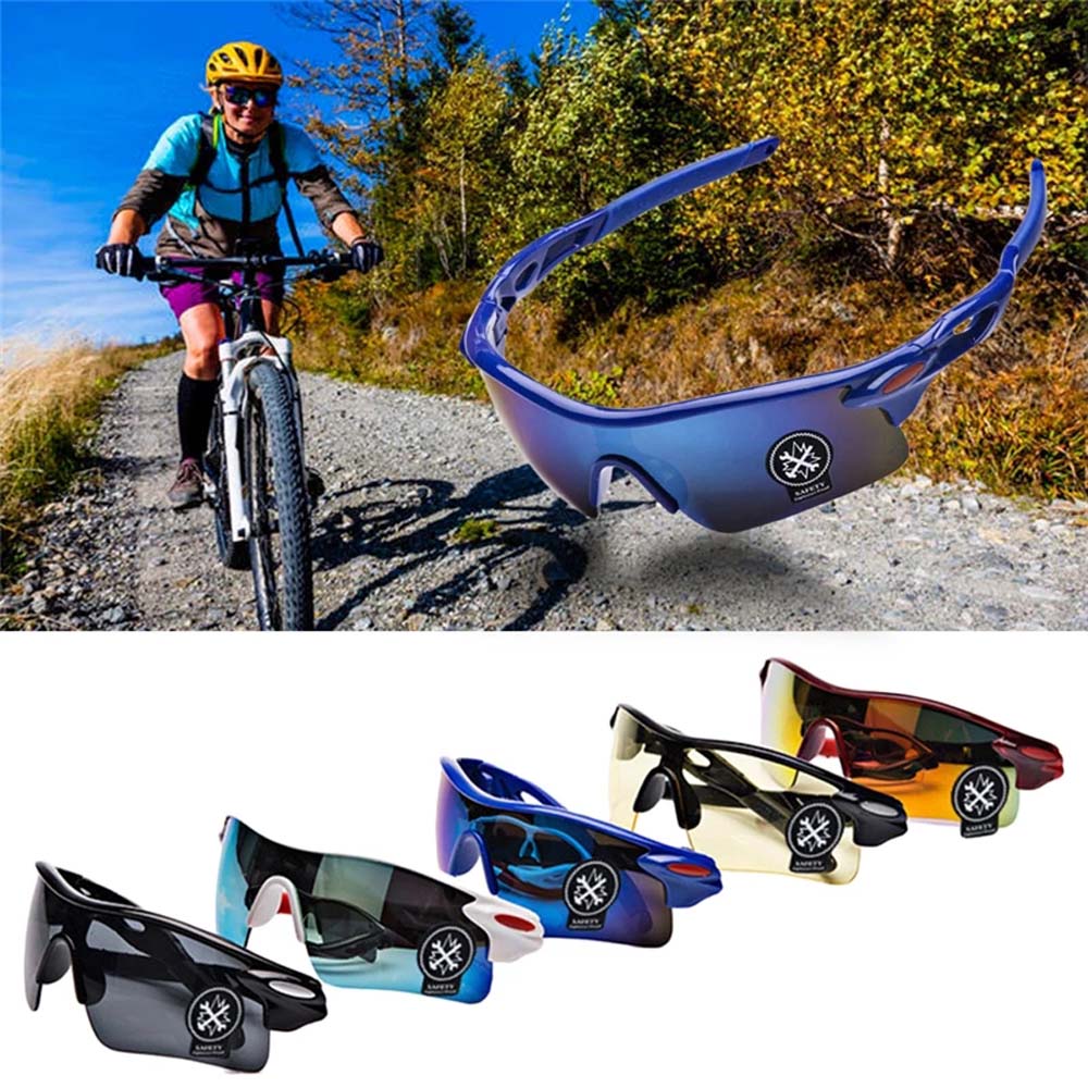 RVIVWK กีฬากลางแจ้งขี่ป้องกันแว่นตา Mountain จักรยานเสือหมอบจักรยานจักรยานแว่นตาขี่จักรยานผู้ชายแว่นตากันแดดขี่จักรยาน UV400